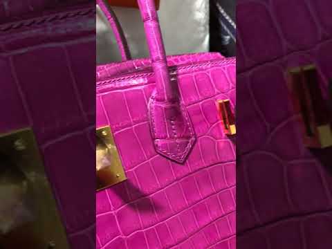 Hermès Birkin 30CM Nile Crocodile Leather handbag
