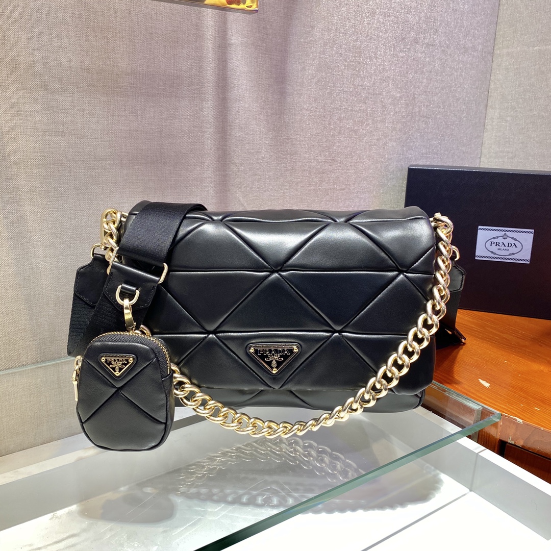Prada  3-in-1 Lambskin Bag