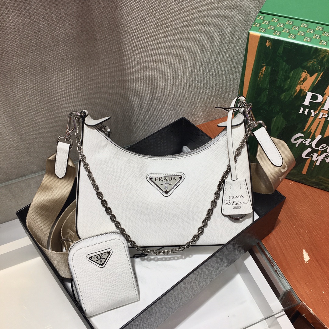 Prada  Nylon Hobo Bag 1BH204