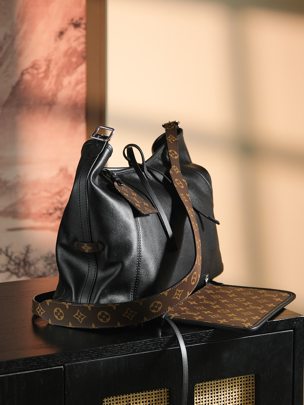 Louis Vuitton Carryall Dark Medium Bag - M25143/PJ1450