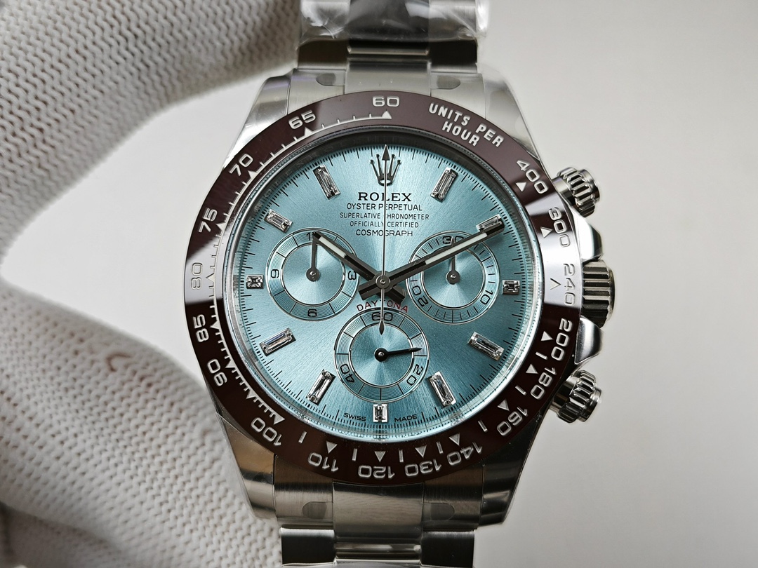 ROLEX Cosmograph Daytona Ice Blue Dial 40mm Men's Watch