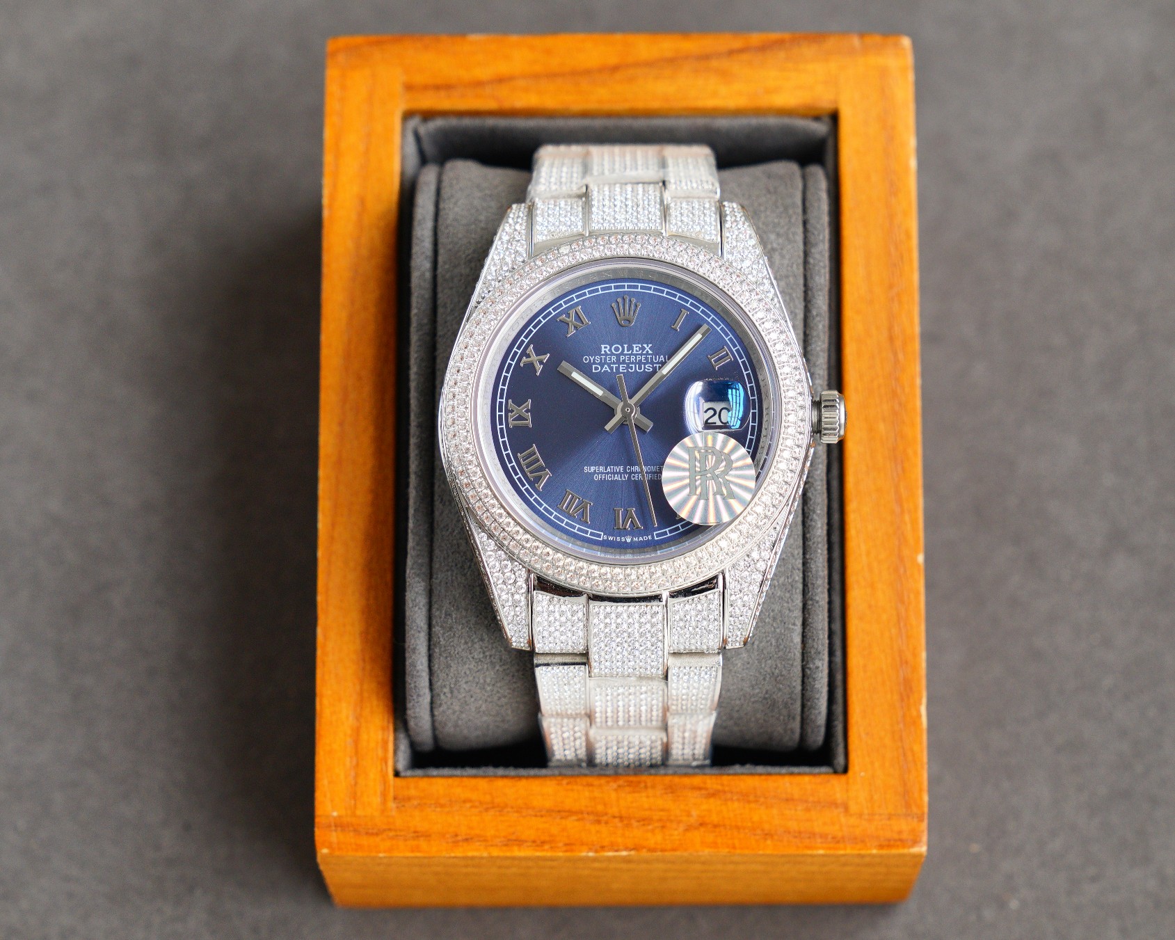 Luxury Full Diamond Rolex Datejust 126334 - SF Factory Edition