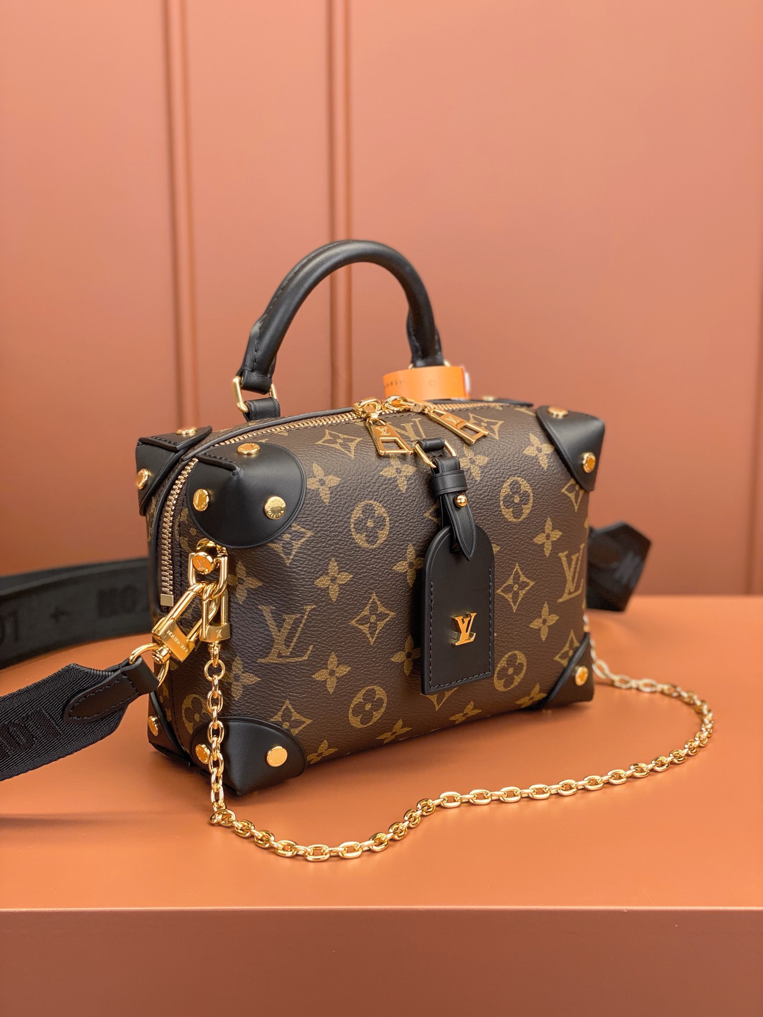 Louis Vuitton PETITE MALLE SOUPLE Handbag (M45571) – Black