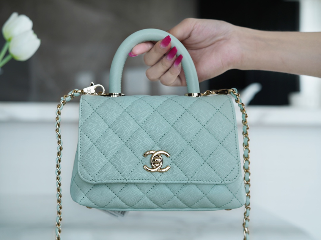 CHANEL 23P Spring/Summer Coco Handle Flap Bag
