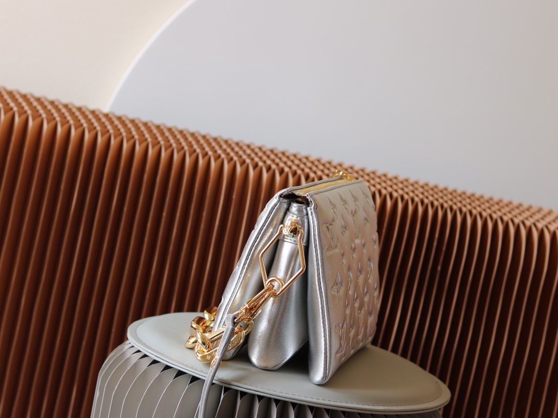Louis Vuitton Coussin Mini Handbag-sliver