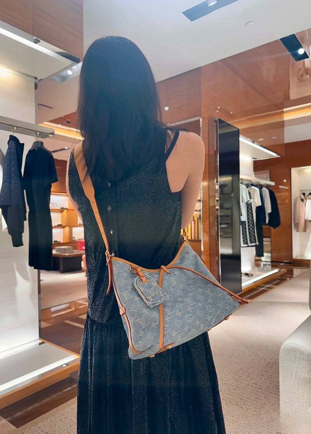 Louis Vuitton Carryall Small in blue