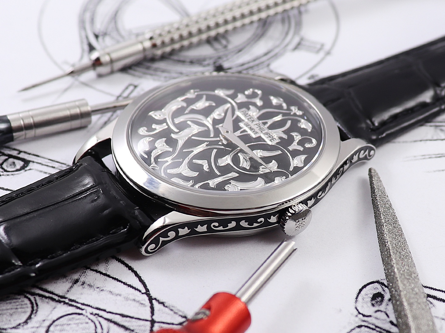 Patek Philippe 5088 Series Carved Watch