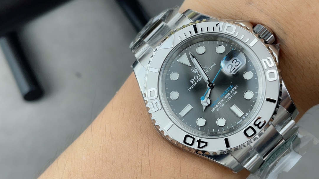 Rolex 41mm Grey Yacht-Master Series - Clean Factory Edition