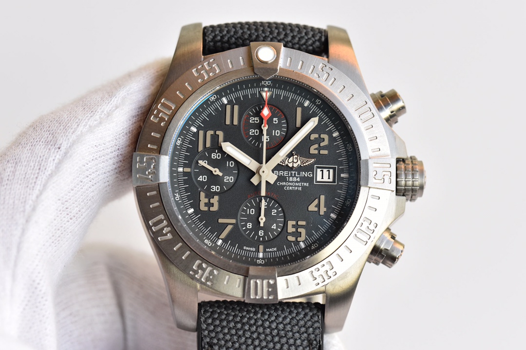 Breitling Chronomat 44mm Black Steel Watch