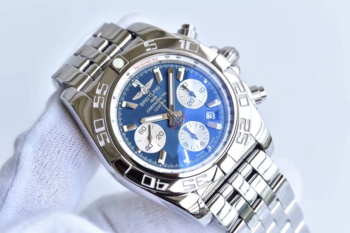 GF Breitling Mechanical Chronograph Series Pilot 44mm Watch