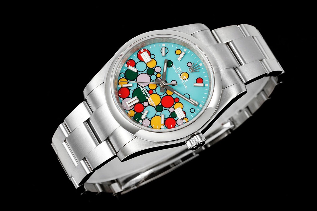 Clean Factory Rolex Oyster Perpetual Bubble Dial 36mm