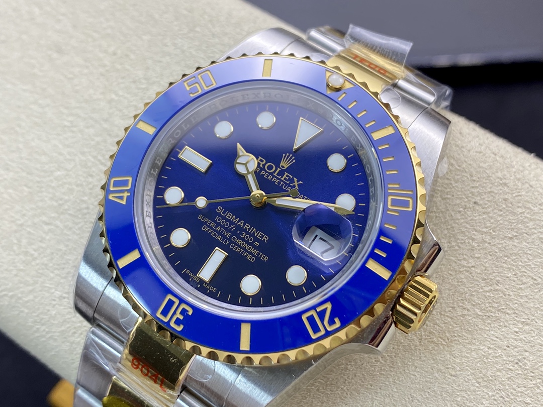 Rolex Submariner Date Two-Tone Blue Dial