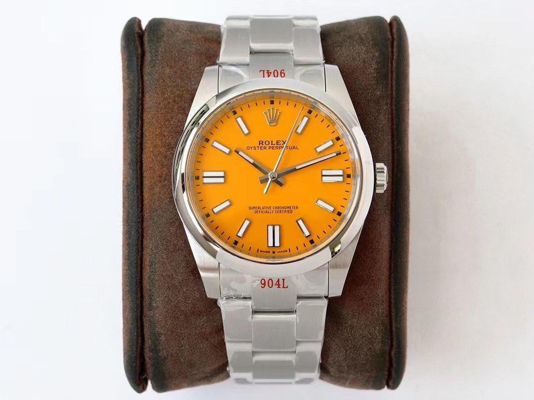 Rolex Oyster Perpetual  orange dial