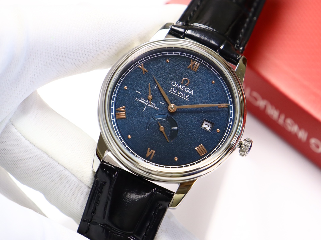 OMEGA De Ville Series 4-Hand Men's Watch – Precision Replica with 1:1 Case & Genuine-Like Dial