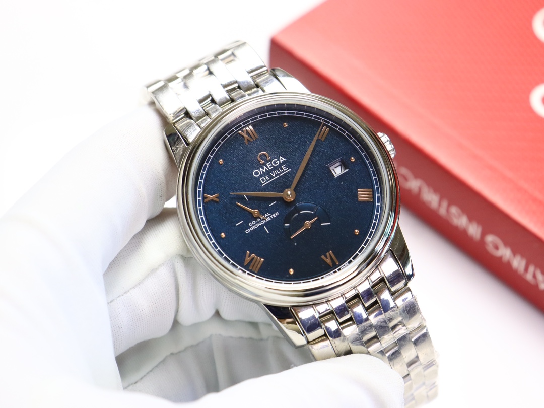 OMEGA De Ville Series 4-Hand Men's Watch – Precision Replica with 1:1 Case & Genuine-Like Dial
