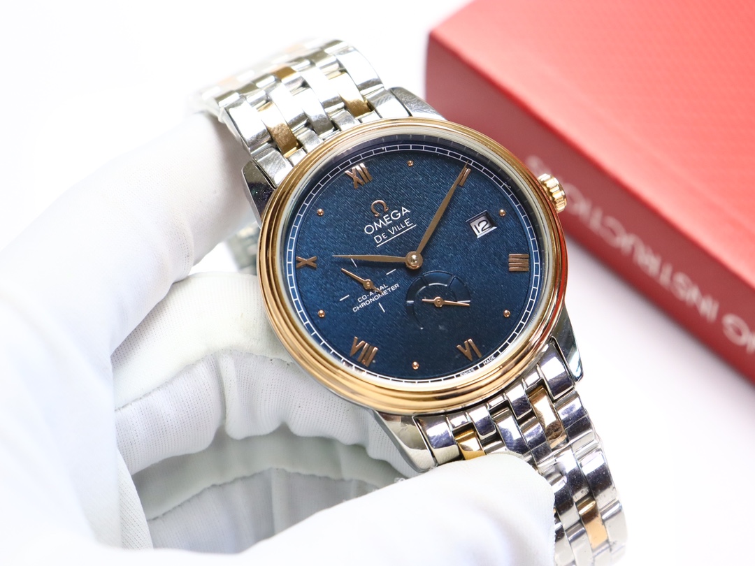 OMEGA De Ville Series 4-Hand Men's Watch – Precision Replica with 1:1 Case & Genuine-Like Dial