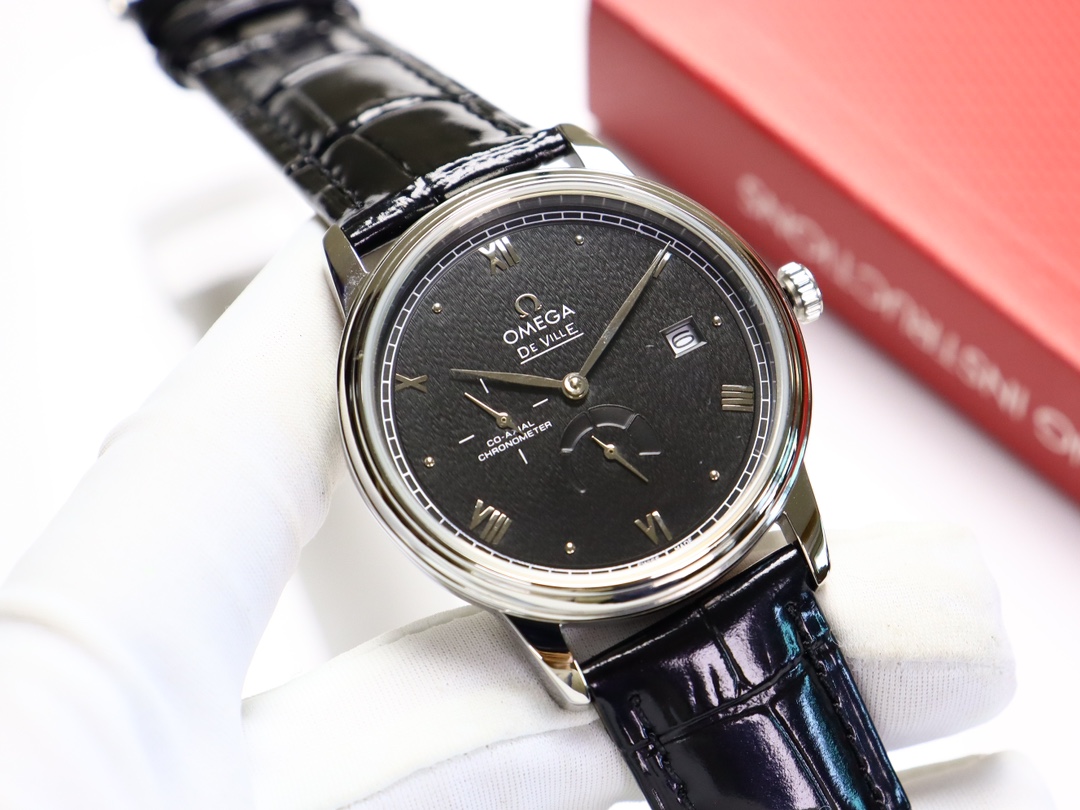 OMEGA De Ville Series 4-Hand Men's Watch – Precision Replica with 1:1 Case & Genuine-Like Dial