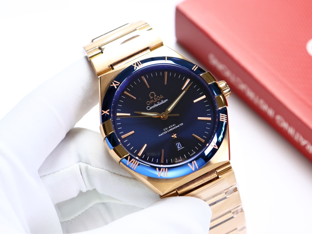 Omega Constellation Series Men's Mechanical Watch 2024 Upgraded Edition – 41mm Master Chronometer Design