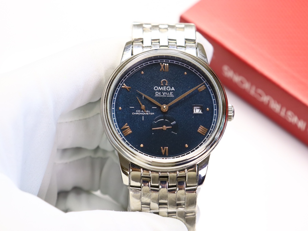 OMEGA De Ville Series 4-Hand Men's Watch – Precision Replica with 1:1 Case & Genuine-Like Dial