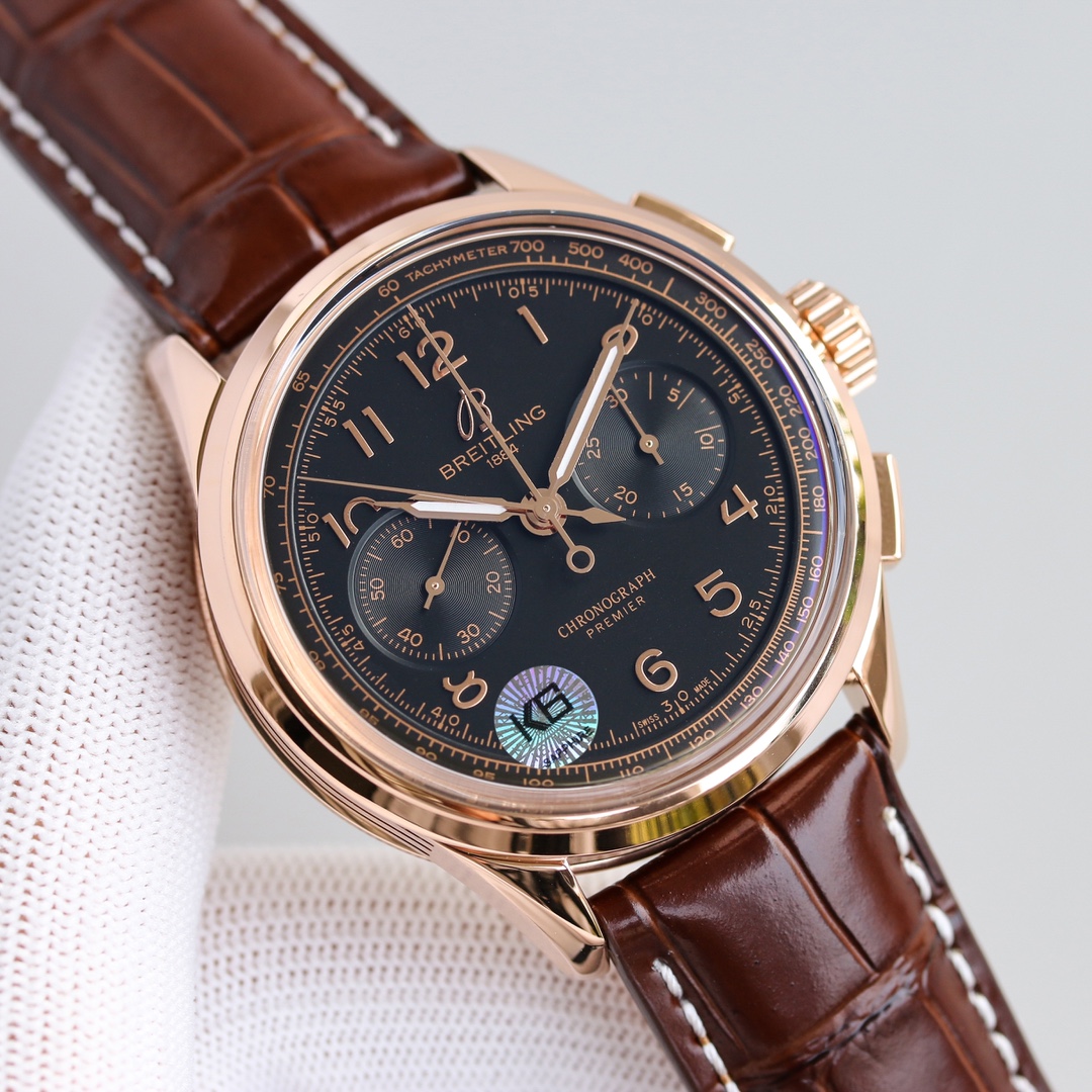 New Arrival – Breitling B01 Chronograph Watch (Folded Clasp) Premier Series