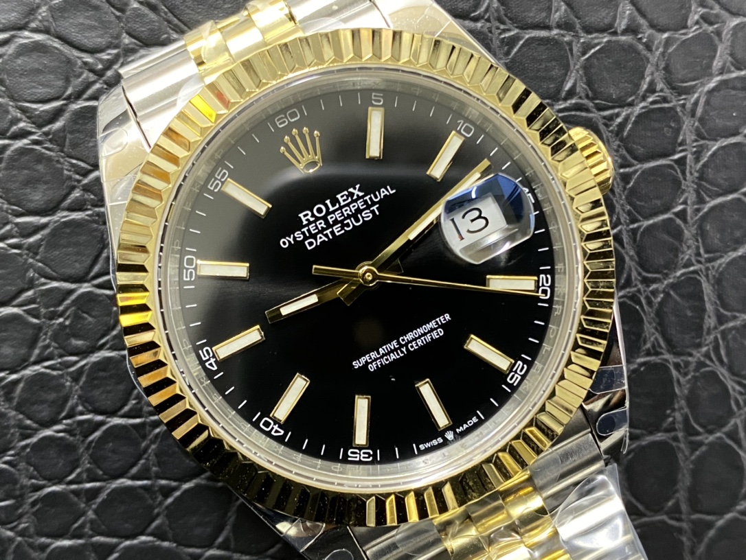 Rolex Datejust (Two-Tone) with Black Dial