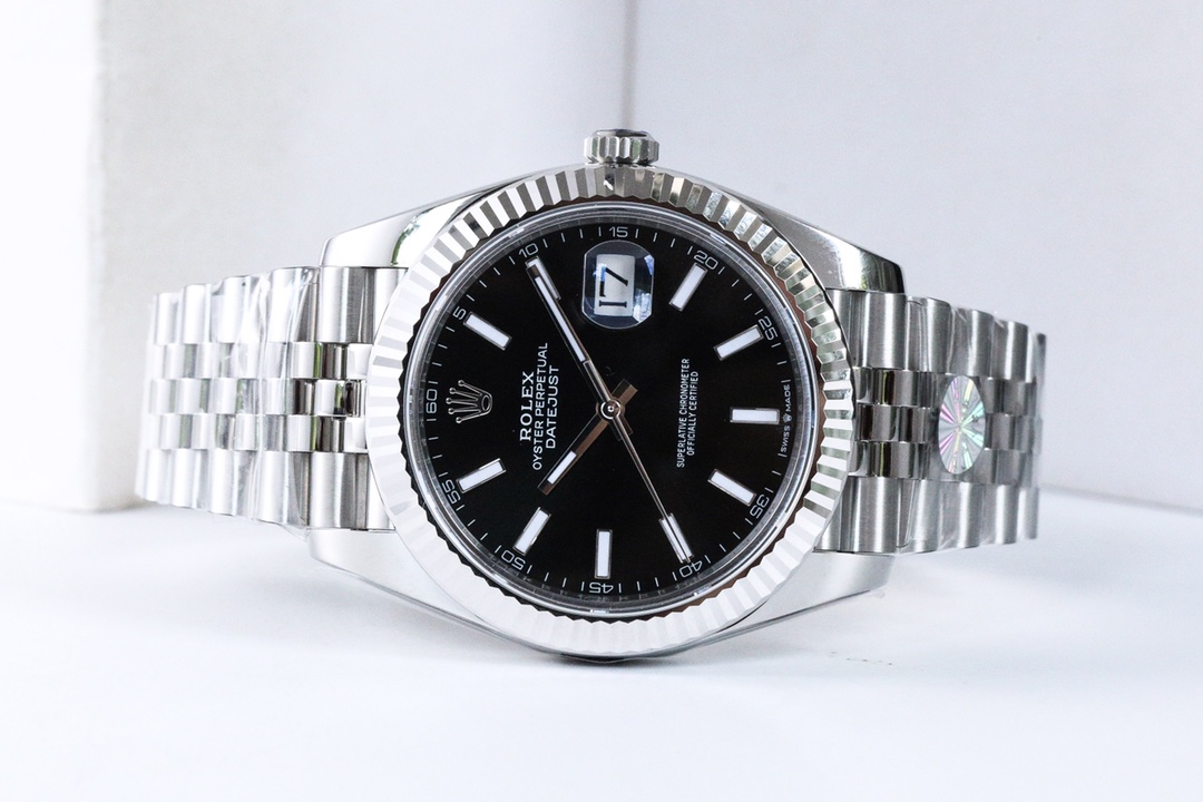 Rolex DateJust  — Classic Black Dial | 904L Steel & Sapphire Crystal