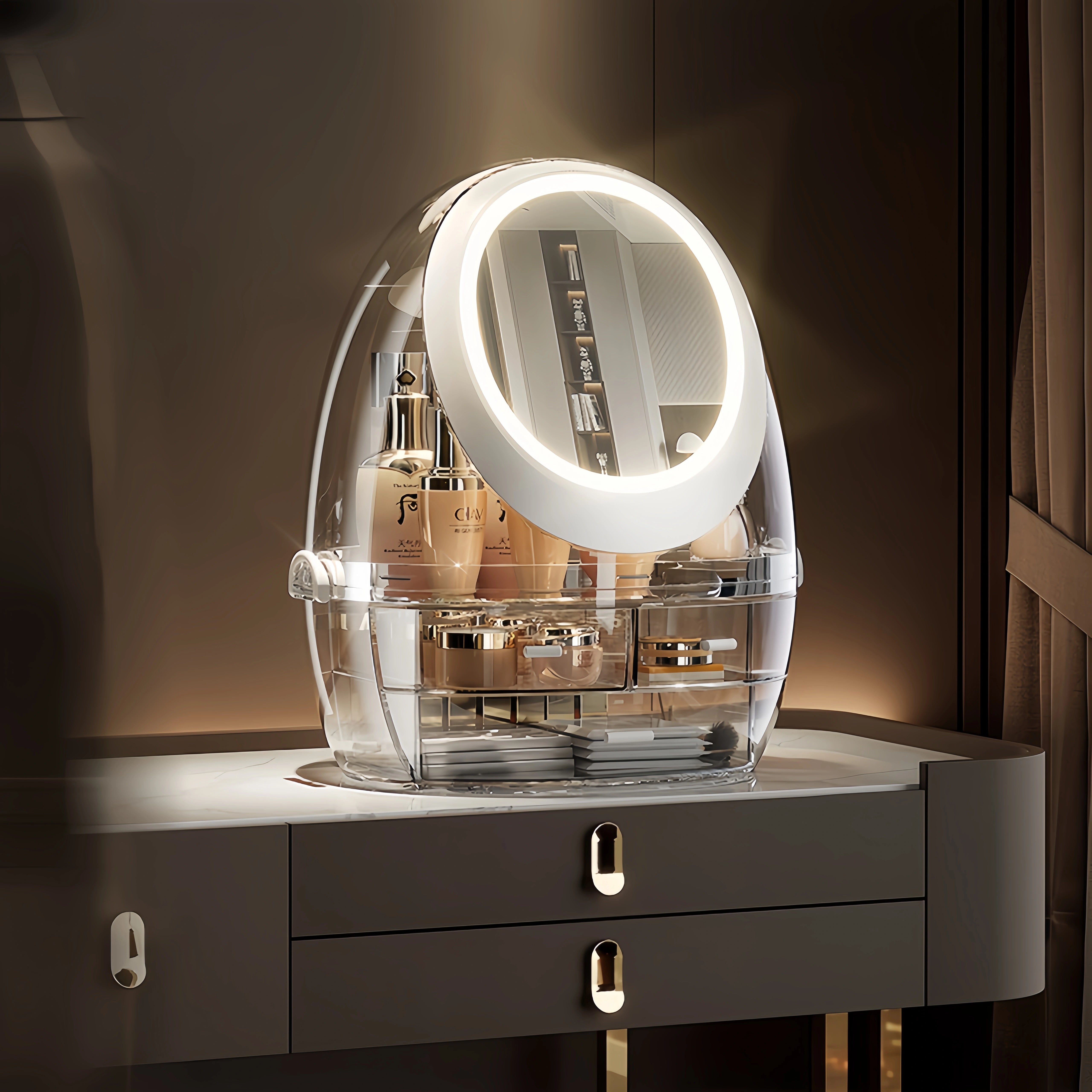 Egg-shaped Makeup Organizer®