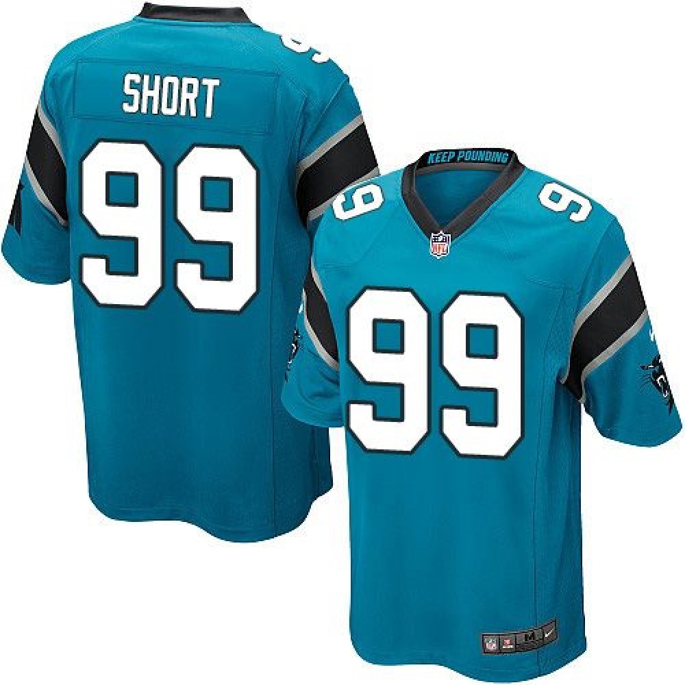 Panthers #99 Kawann Short Blue Alternate Youth Stitched NFL Elite Jersey