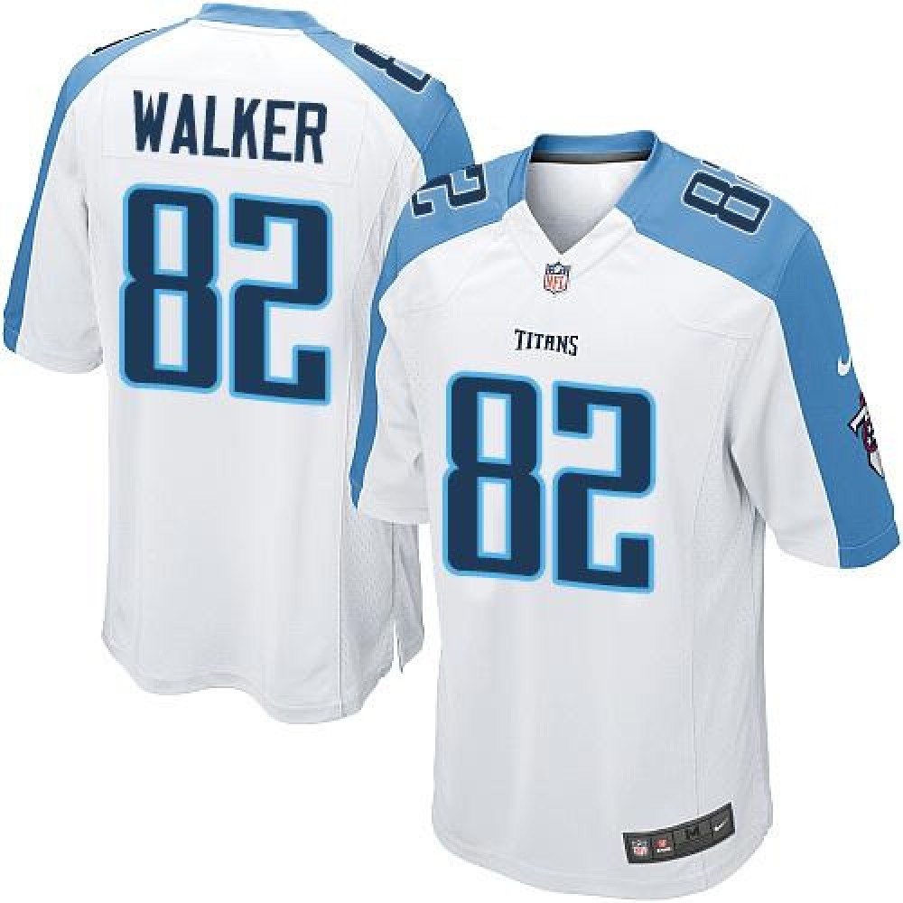 Titans #82 Delanie Walker White Youth Stitched NFL Elite Jersey
