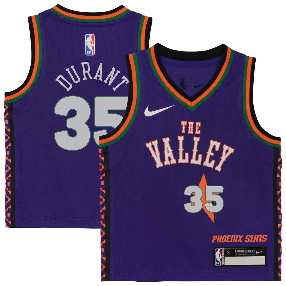 Toddler Phoenix Suns Kevin Durant  Purple 2024/25 Swingman Player Jersey - City Edition