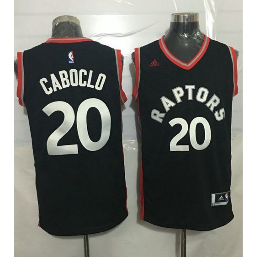 Raptors #20 Bruno Caboclo Black Stitched NBA Jersey