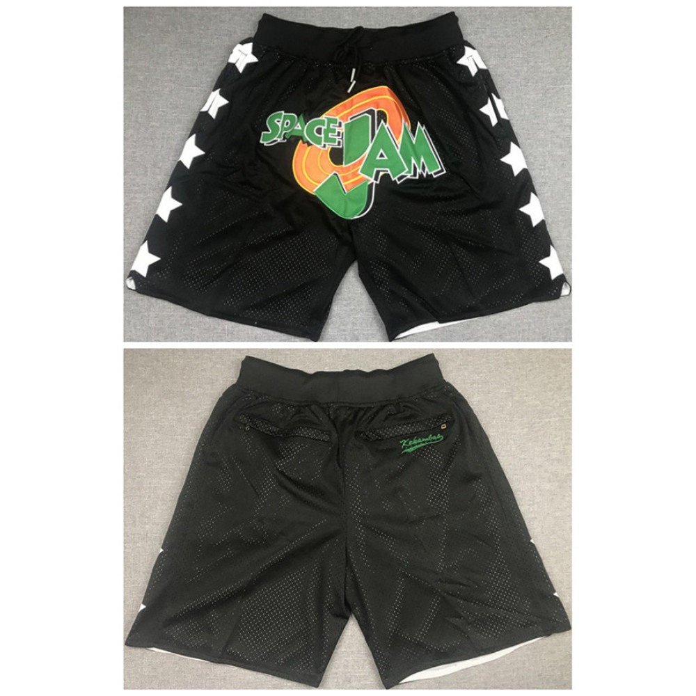 Men's Space Jam Tune Squad Black Shorts (Run Small)