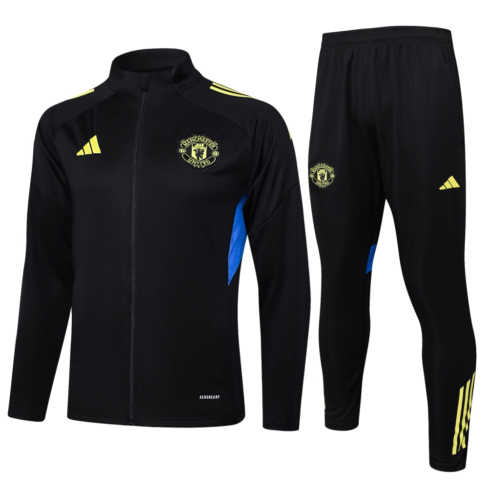 Manchester United Training Kit (Jacket+Pants) Black 2025/26