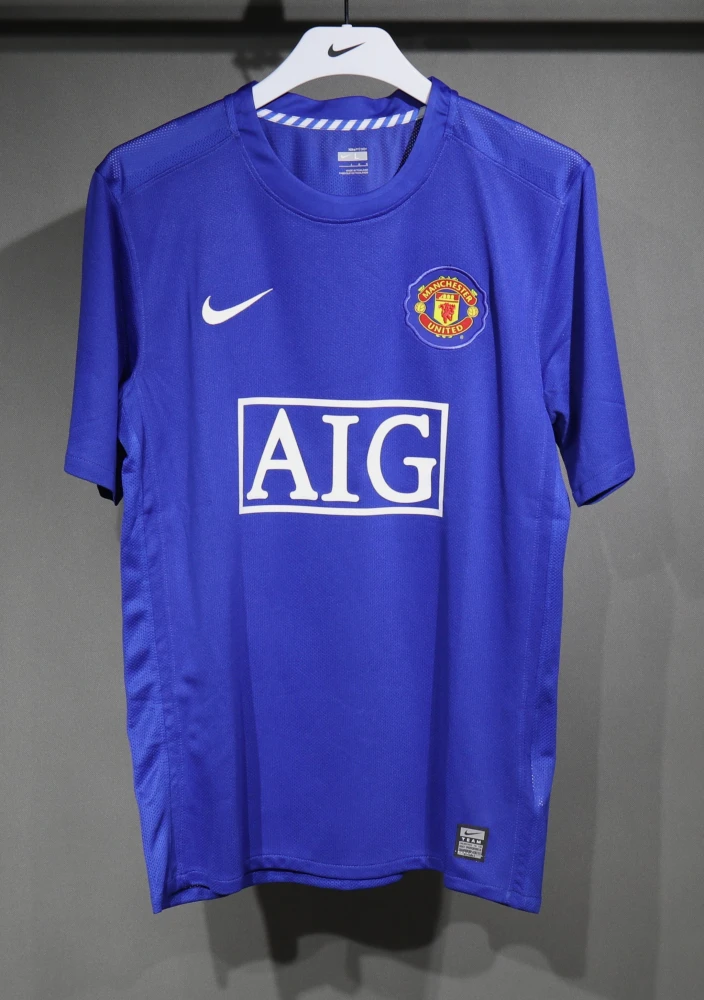 Manchester United Retro Authentic Third Away Football Jersey Shirt 2008/09