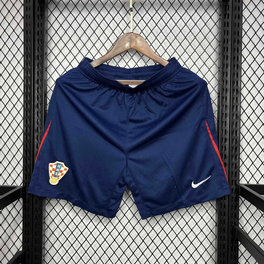 Croatia Soccer Jersey Away Custom Shorts EURO 2024