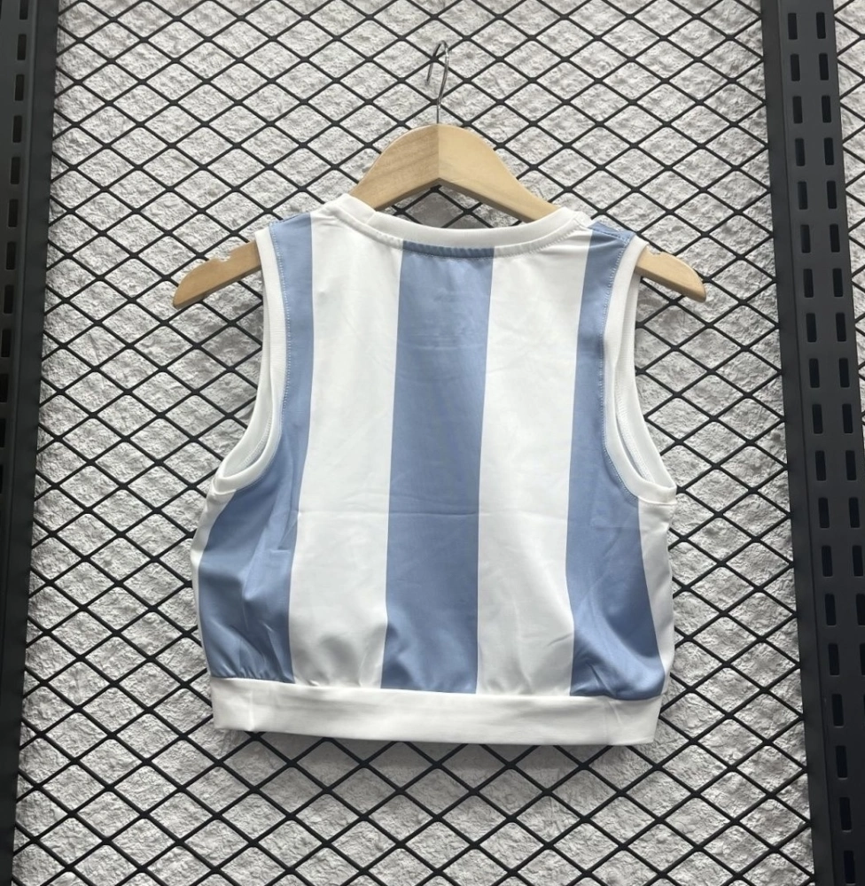 Argentina Soccer Jersey 50th Anniversary Women's Vest 2024