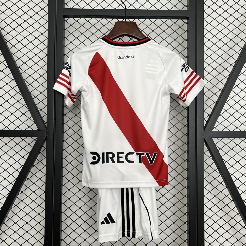River Plate Soccer Jersey Home Kids Kit Jersey+Shorts 2025/26
