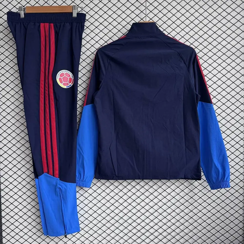 Colombia Windbreaker With Pants Navy 2026 World Cup