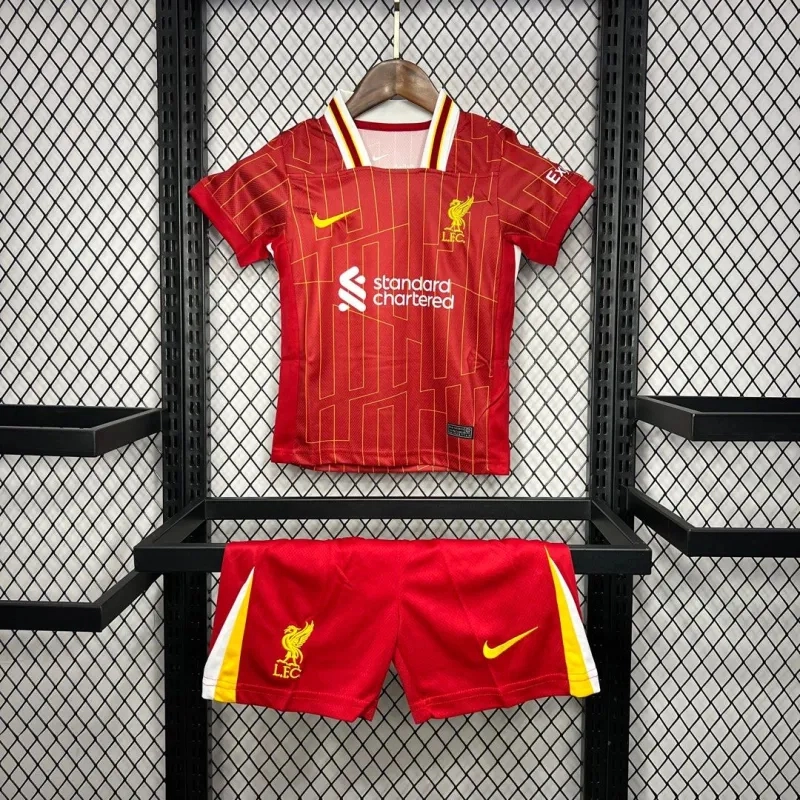 Liverpool Football Jersey Home Kids Kit Jersey+Shorts 2024/25