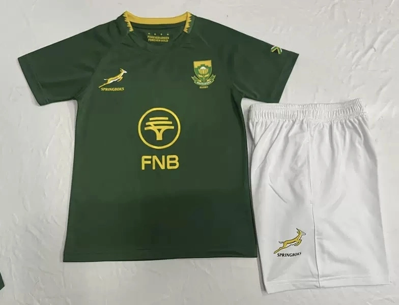 South Africa Soccer Jersey Home Kids Kit Jersey+Shorts World Cup 2025-26