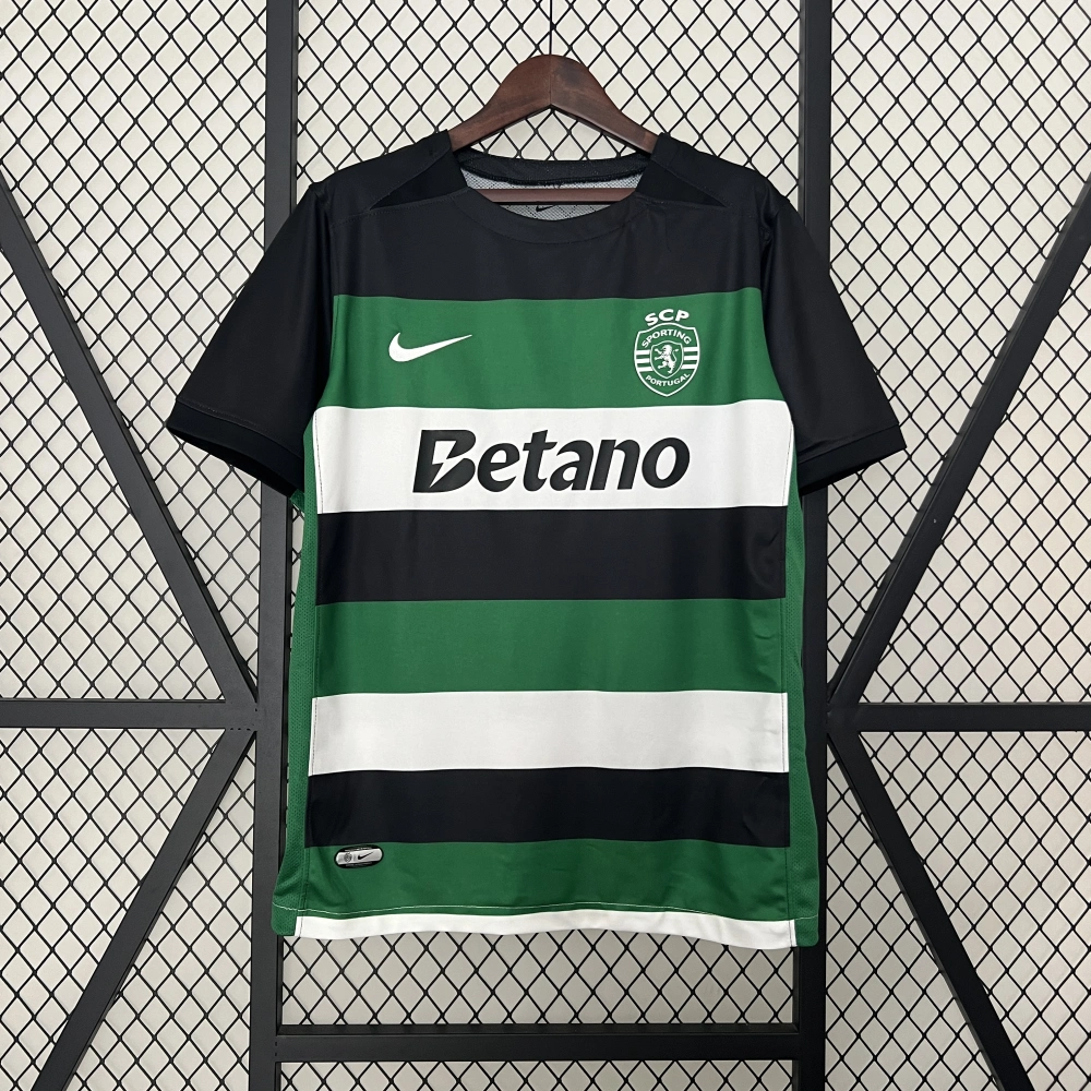 Sporting CP Soccer Jersey Home Custom Shirt 2024/25