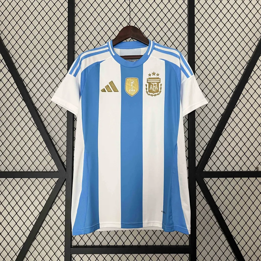 Argentina Soccer Jersey Home Custom Shirt 2024
