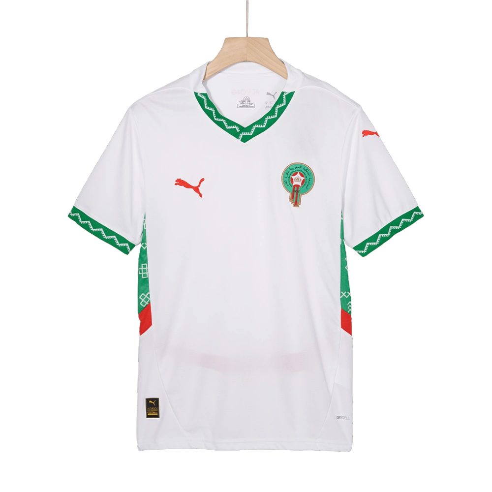 Morocco Soccer Jersey Away Custom Shirt 2024-25