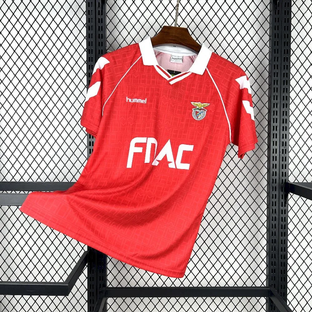 Benfica Retro Soccer Jersey Home Custom Shirt 1990/91