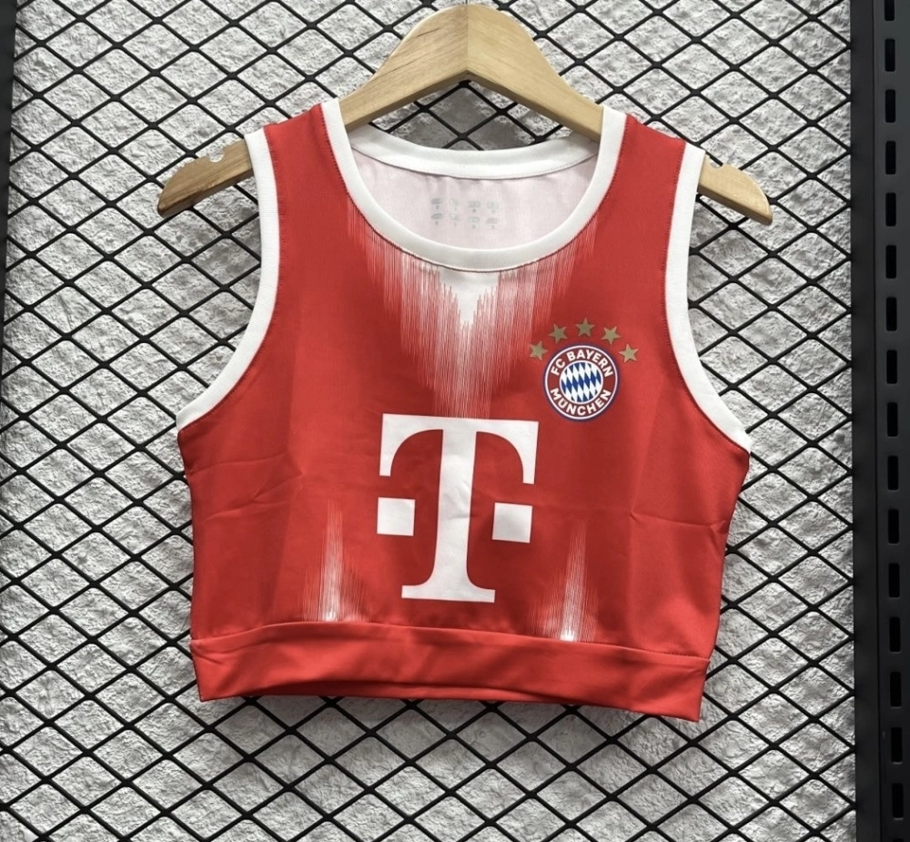Bayern Munich Soccer Jersey Home Women's Vest 2025/26