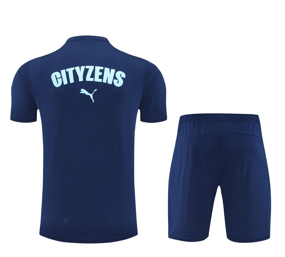 Manchester City Training Jersey Kit Navy 2025/26