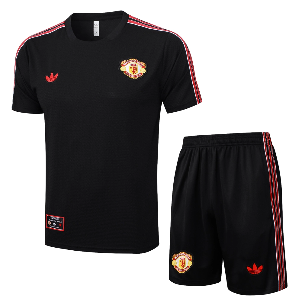 Manchester United Training Jersey Kit Black 2025/26