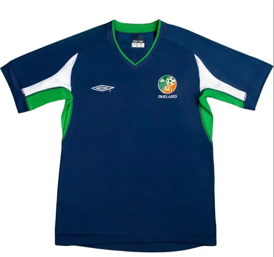 Ireland Retro Soccer Jersey Third Away Custom Shirt 2002