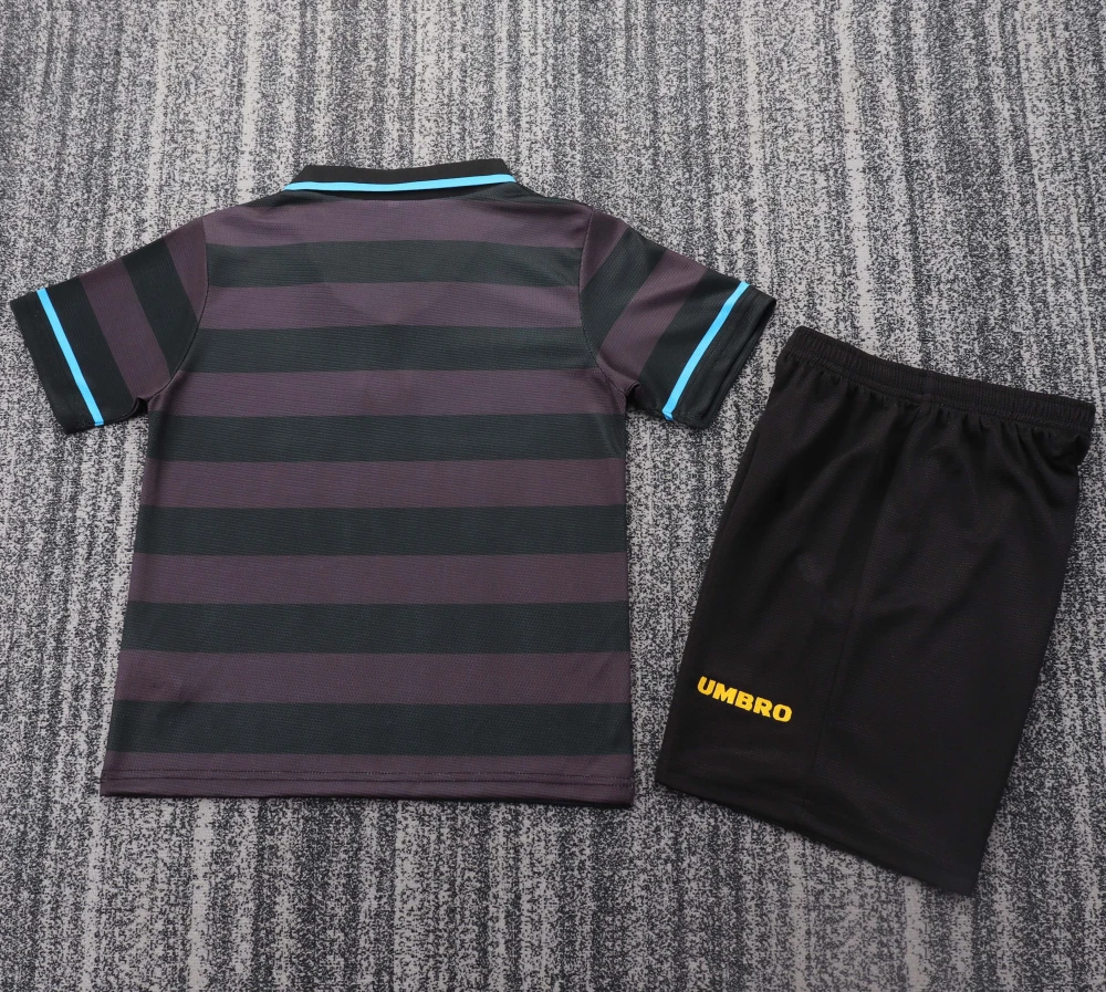 Inter Milan Retro Jersey Third Away Kids Kit Jerseys+Shorts 1997/98