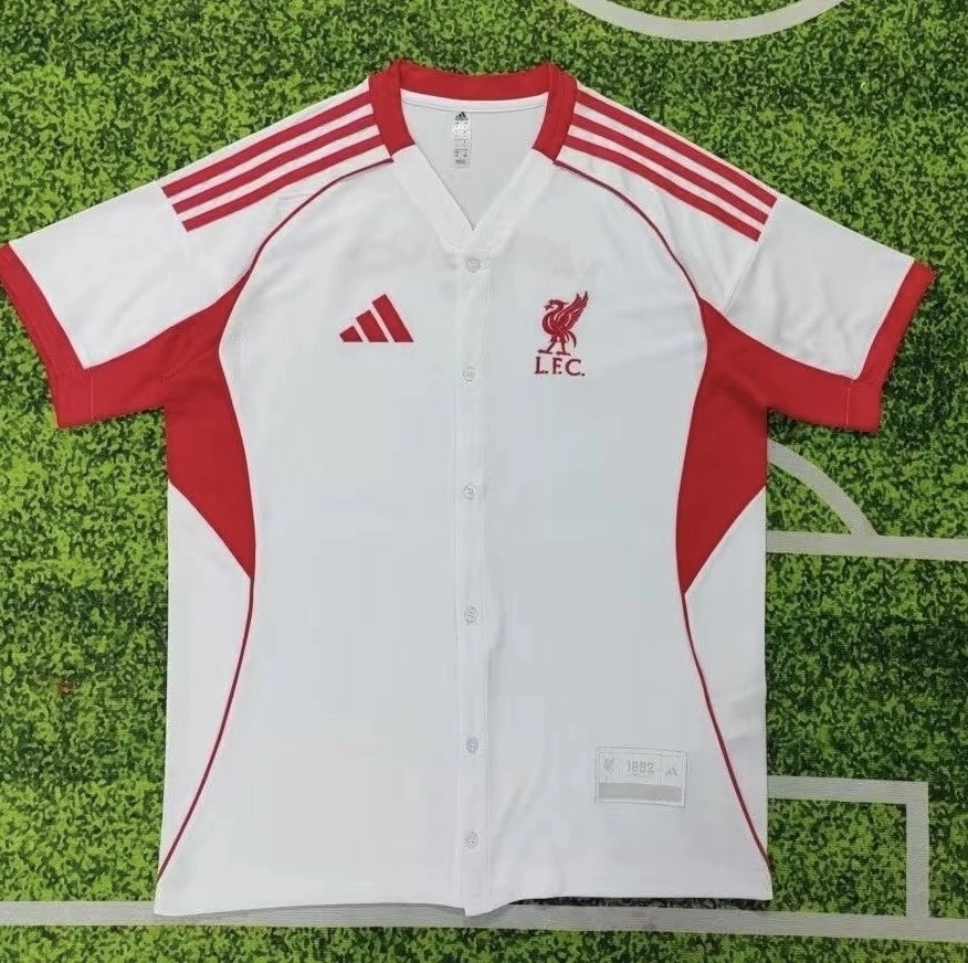 Liverpool x US Pack Baseball Custom Shirt 2025/26